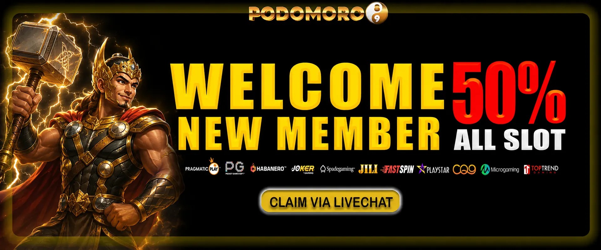 Welcome 50%