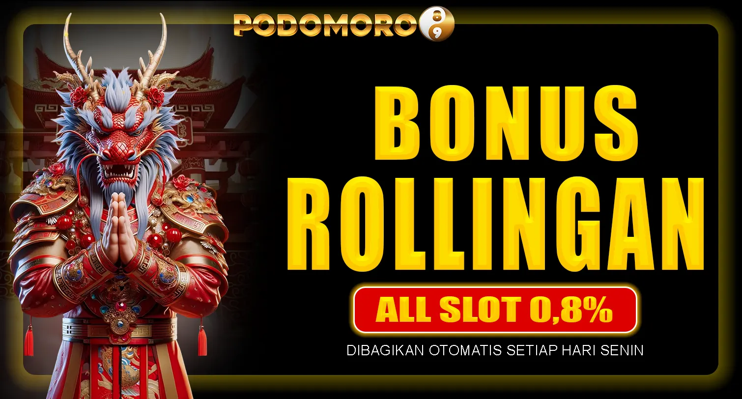 BONUS ROLLINGAN ALL SLOT 0,8 %